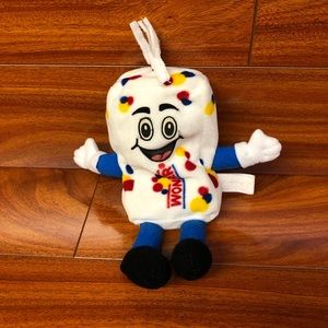 Rare ''Freddy The Fresh Guy" Wonder Bread 1998 Plush Toy Beanie Stuffed